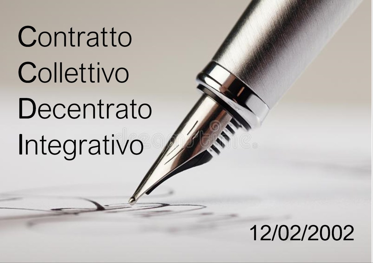 12/02/2002 Contratto Collettivo Decentrato&nbsp;Integrativo