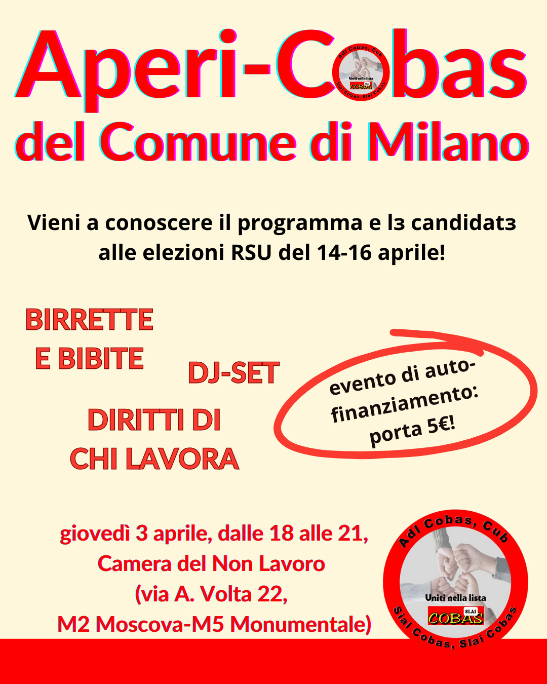 Aperi-Cobas del Comune di&nbsp;Milano