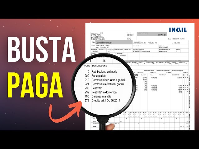 Busta paga e cartellino: impariamo a&nbsp;leggerli