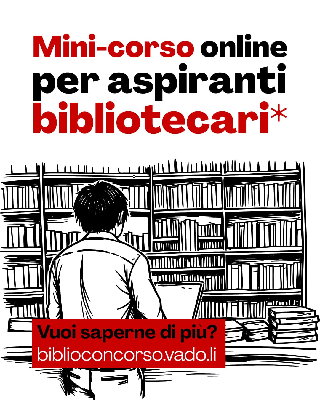 Mini corso online per aspiranti bibliotecari* al Comune di&nbsp;Milano